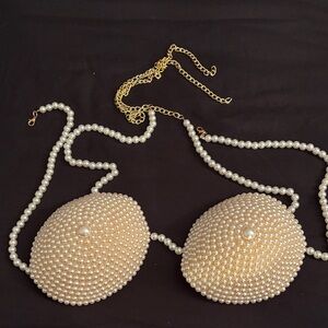 Pearl bra top